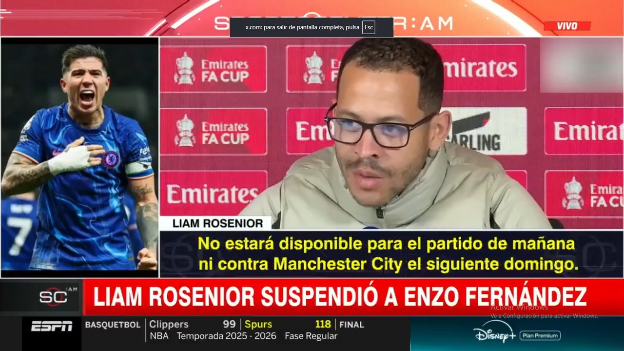 Imagen para el artículo: Las explicaciones del entrenador del Chelsea de por qué suspendió a Enzo Fernández por dos partidos