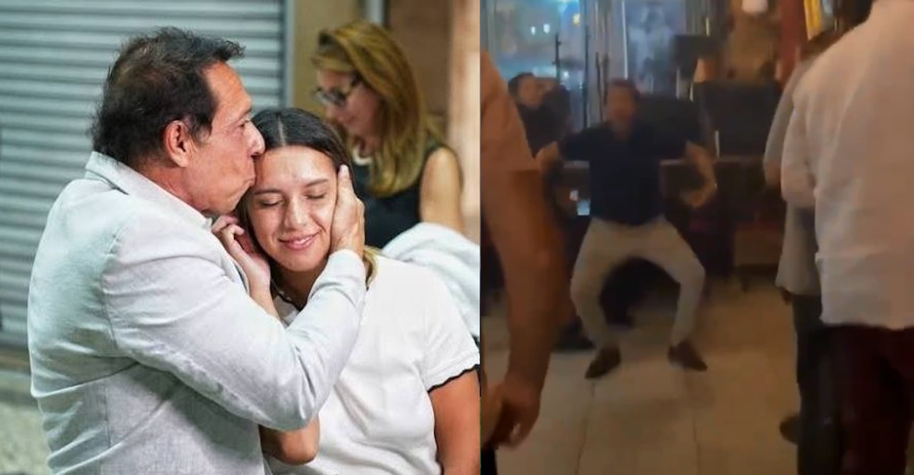 Imagen para el artículo: El padre de Agostina Páez dijo que el video donde se lo ve haciendo gestos racistas es "trucado"