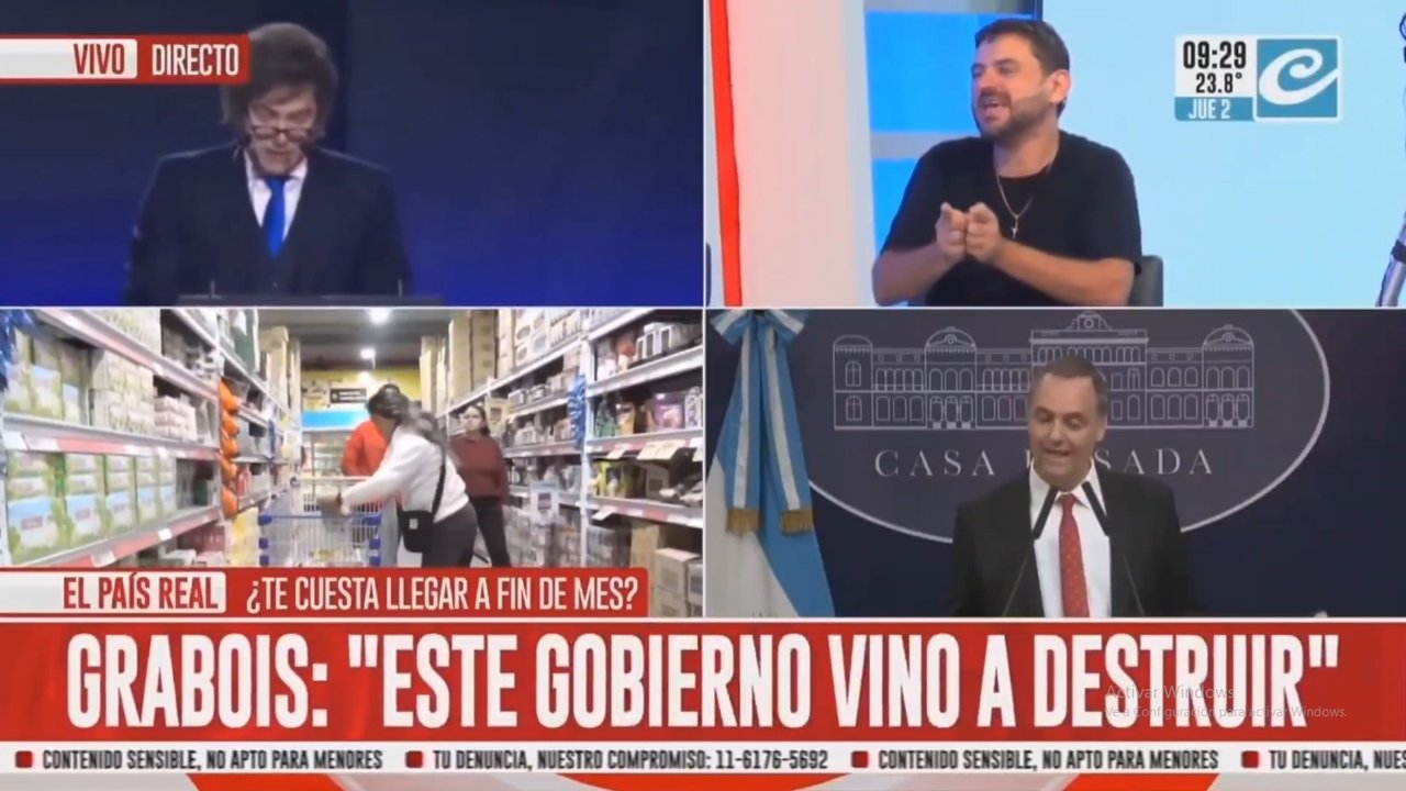 Imagen para el artículo: Grabois: “A este Gobierno lo financió el narcotráfico y se hicieron millonarios muy rápido, son corruptos, imbéciles y sádicos”