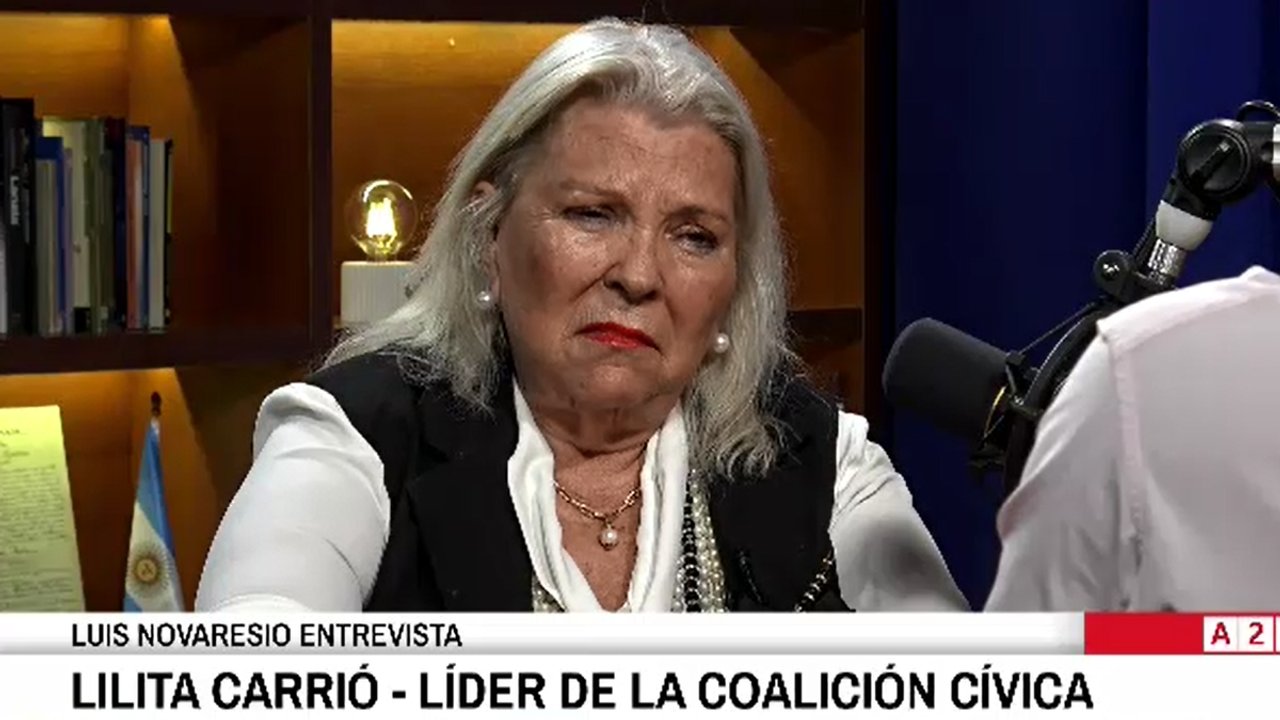 Imagen para el artículo: Lilita Carrió durísima: “Karina es asesorada por lo peor de la casta y tiene una oscuridad espiritual terrible”