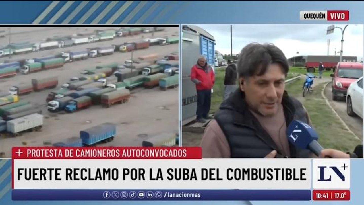 Imagen para el artículo: El drama y la bronca de los transportistas que protestan en las rutas de todo el país: "Nos estamos fundiendo”