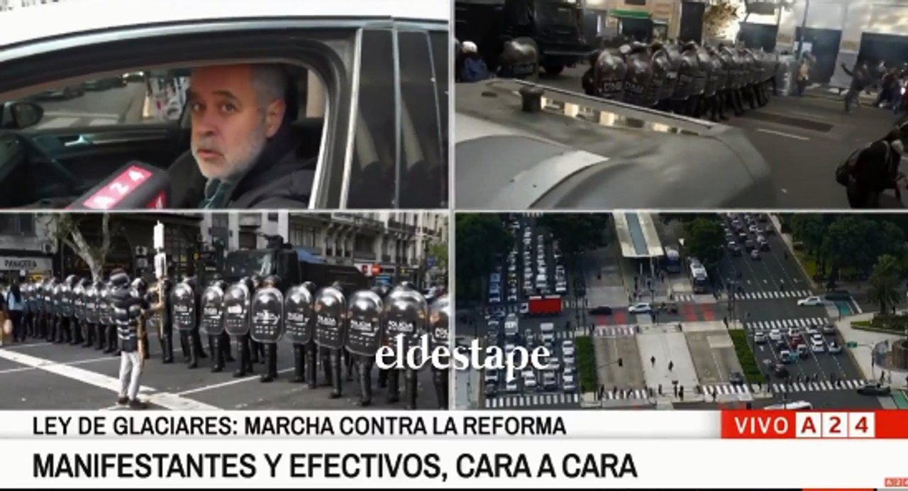 Imagen para el artículo: Este hombre no dijo lo que querían escuchar en A24 y se burlaron: “Ah, hay un manifestante en auto"