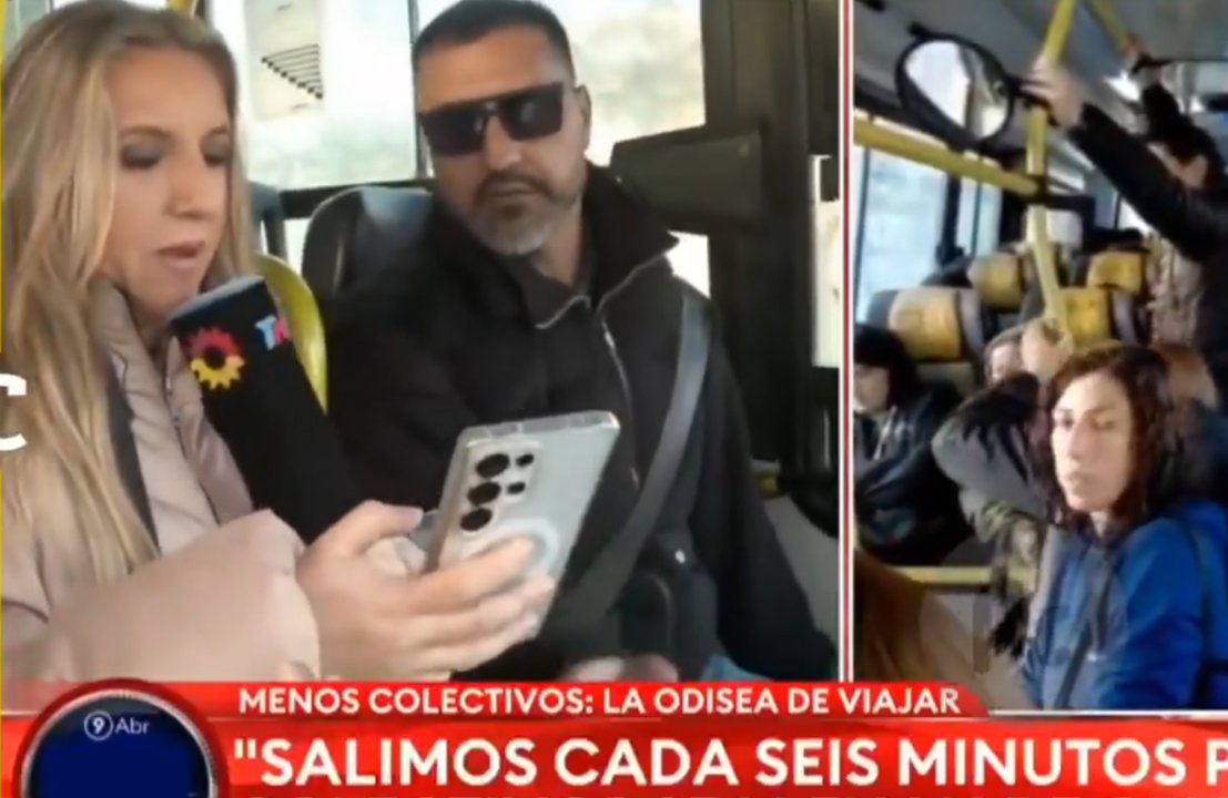 Imagen para el artículo: Paula Bernini se quiso hacer la popular viajando en colectivo y el chofer la dejó en ridículo frente a todos