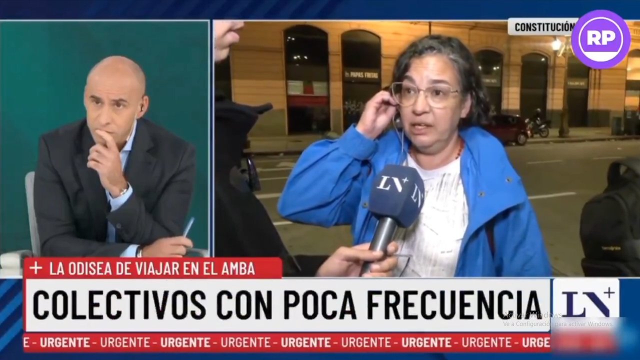 Imagen para el artículo: Una pasajera irritada con el Gobierno por la situación económica le tapó la boca a Estaban Trebucq