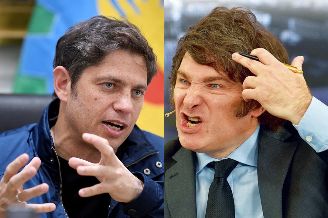 Imagen para el artículo: Hasta Clarín reconoció que Kicillof supera por primera vez a Milei en las encuestas