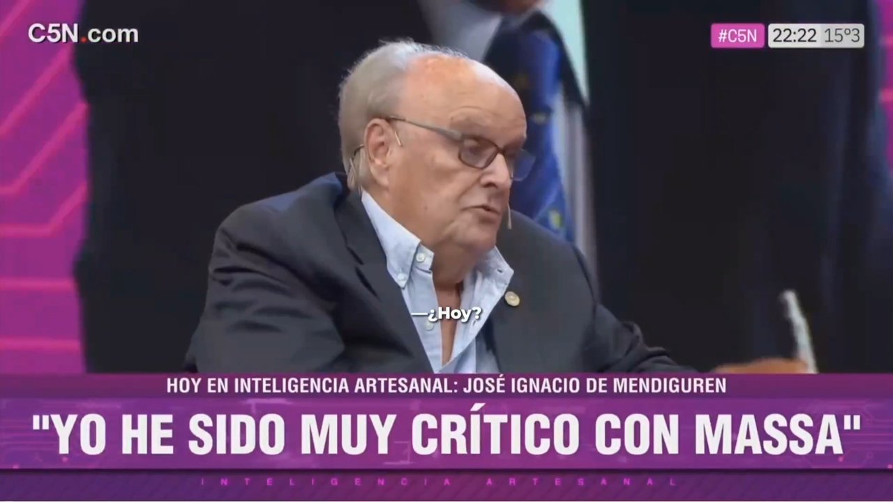 Imagen para el artículo: De Mendiguren explicó por qué Massa no se muestra ni habla: “Dijimos todo, lo de las tarifas, lo del transporte, precio de la nafta, todo."