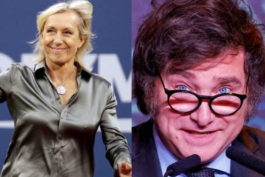 Imagen para el artículo: “Bruto total”: el misil de Martina Navratilova contra Milei que recorre el mundo
