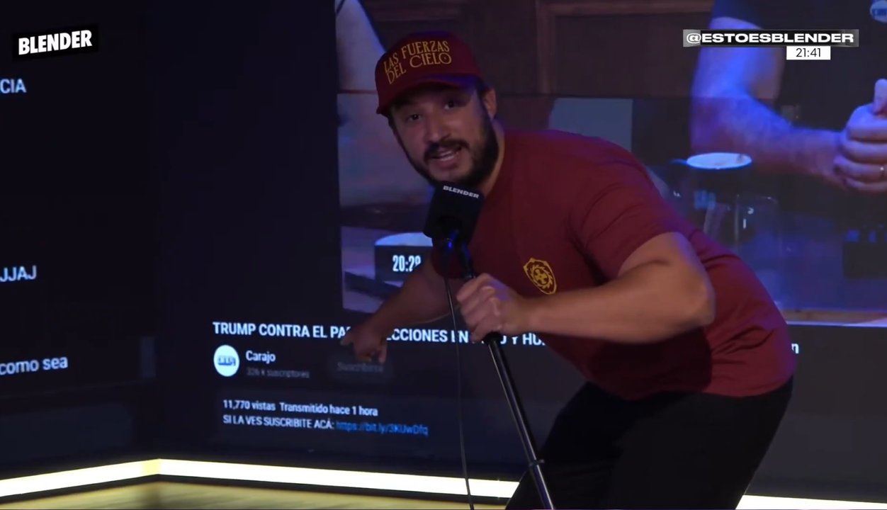 Imagen para el artículo: Tomás Rebord se burló de los libertarios de Carajo por los pocos viewers que tenían y se hizo viral