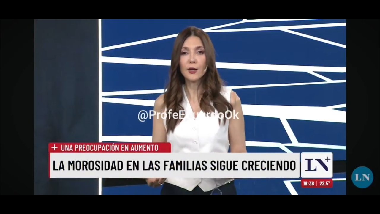 Imagen para el artículo: Hasta Cristina Pérez salió a pedirle al Gobierno que haga algo con la morosidad de las familias