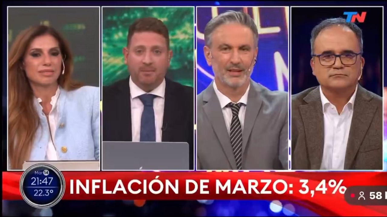 Imagen para el artículo: Jonatan Viale quiso chicanear al kirchnerismo con los controles de precios y Luciana Vázquez lo dejó pagando
