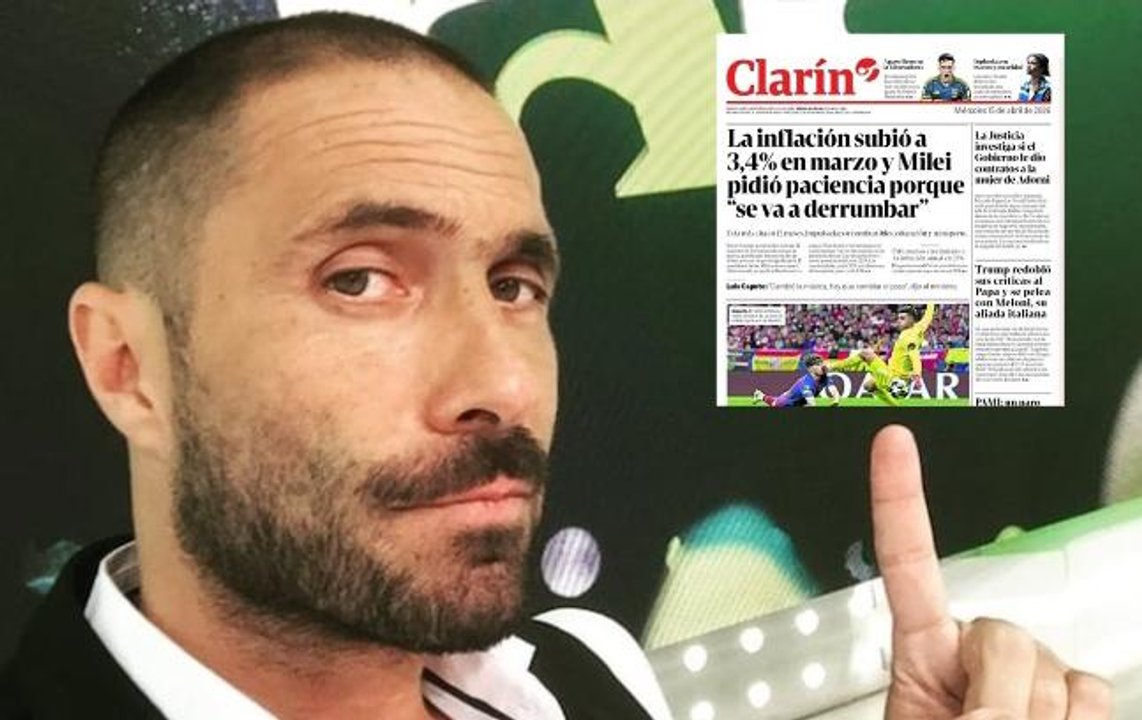 Imagen para el artículo: Martín Souto estalló contra la tapa de Clarín: “¿Es joda, no?”