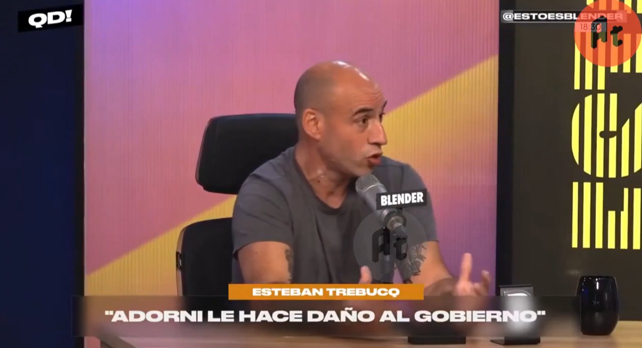 Imagen para el artículo: “Le hace daño al Gobierno”: Trebucq salió a despegarse de Adorni y lo fulminó en Blender