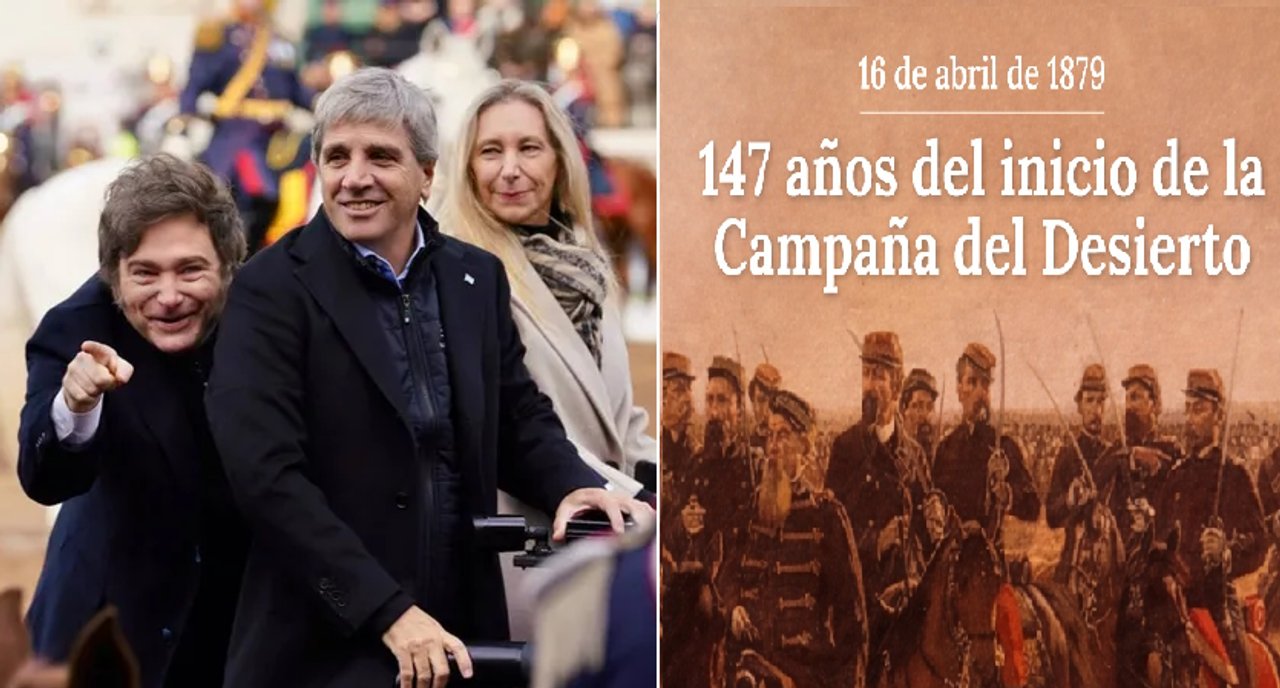 Imagen para el artículo: Las redes responden al polémico posteo del Gobierno en el que celebró la campaña del Desierto