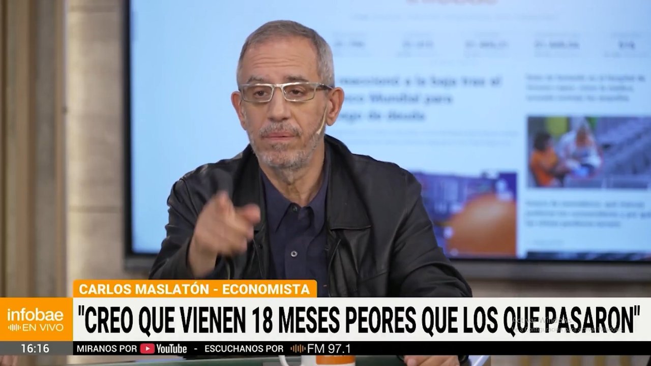 Imagen para el artículo: Maslatón: “Toto Caputo se quiere ir ya, es el único que sabe que ha hecho un desastre, los próximos meses serán muy malos para el país”