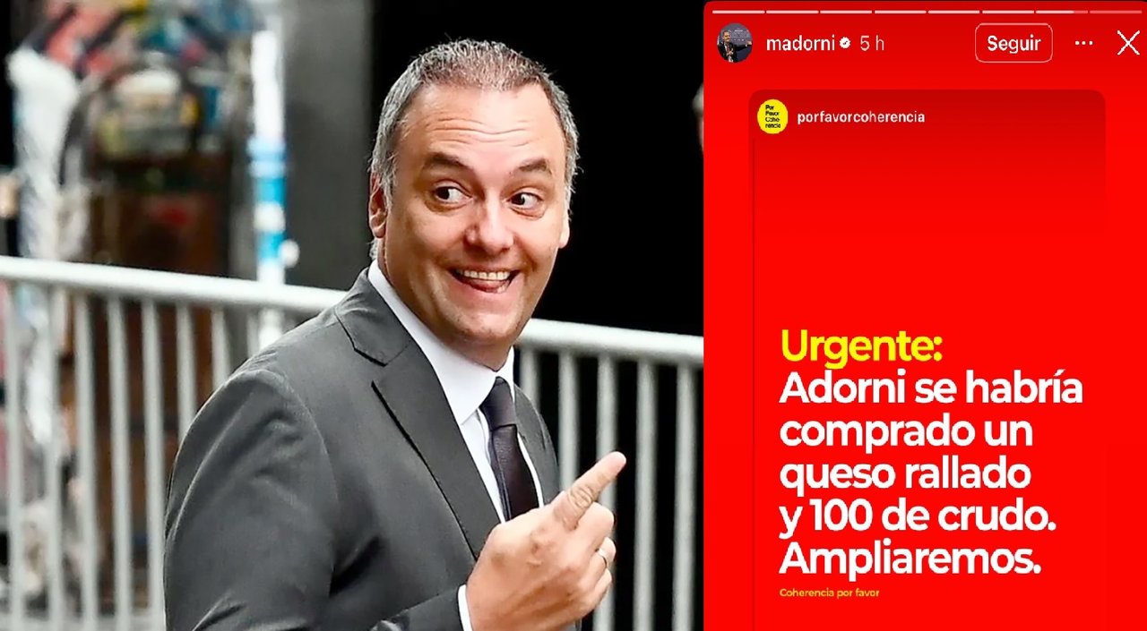 Imagen para el artículo: Caradura: Adorni se burló de la prensa por los escándalos de corrupción que lo tiene en la mira de la Justicia