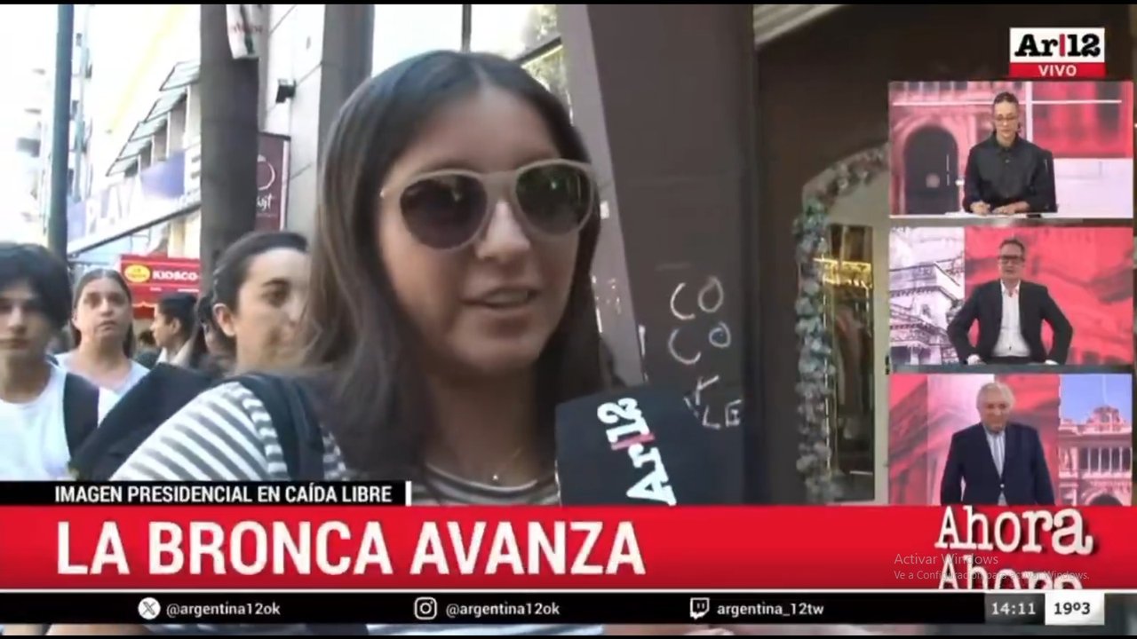 Imagen para el artículo: Le preguntaron a la gente en la calle por la imagen del presidente y no encontraron a uno que lo bancara