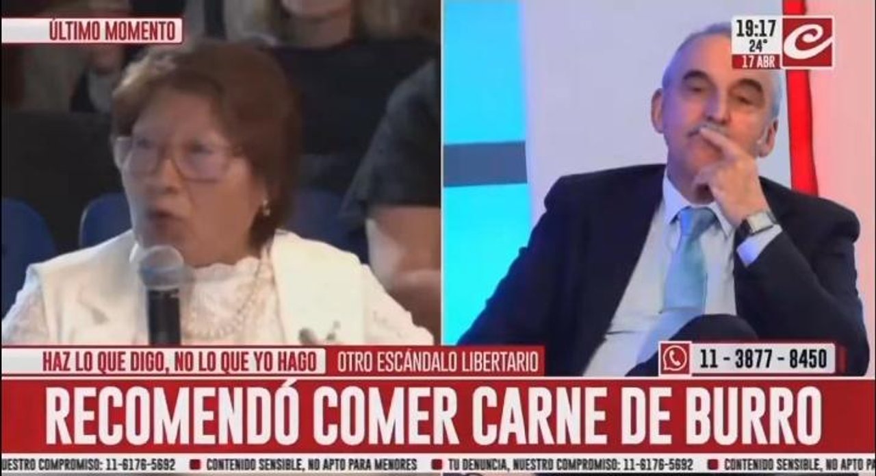 Imagen para el artículo: Moreno prendió fuego a la senadora que recomendó comer carne de burro: sacó un préstamo en el Nación y debe 50 millones de pesos