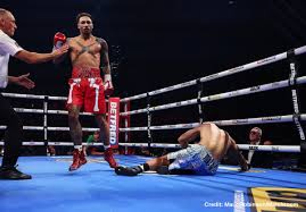 Imagen para el artículo: No duró nada el sueño del argentino Brian Suárez: Ben Whittaker lo noqueó en el primer round