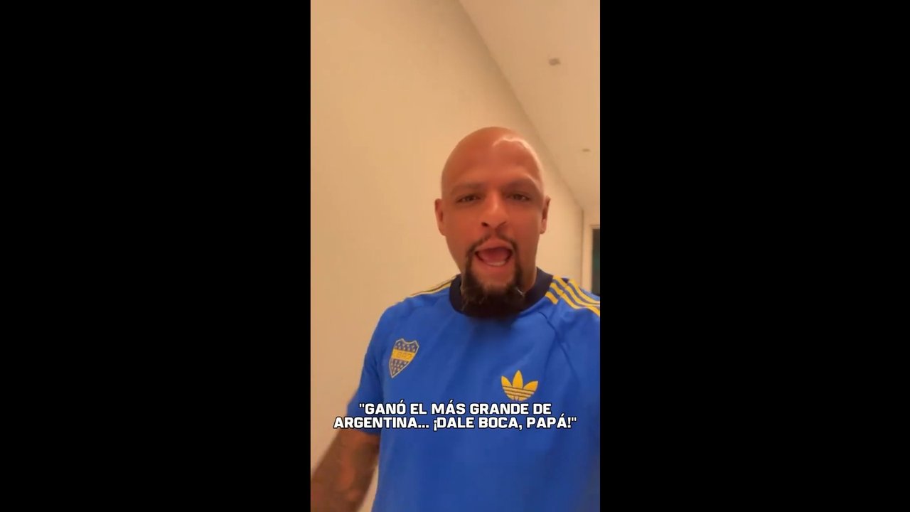 Imagen para el artículo: La cargada de Felipe Melo por el triunfo de Boca en el Monumental: “Gallina, ganó el más grande Argentina"