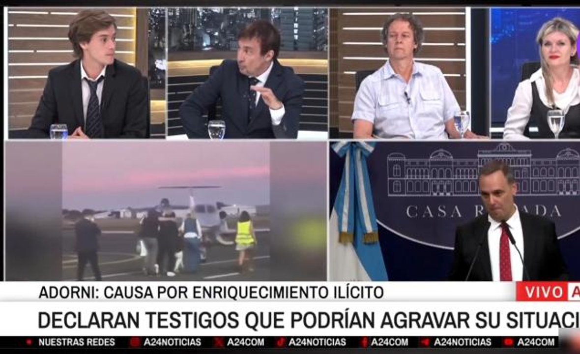 Imagen para el artículo: “Adorni es parte de la casta y se tiene que ir”: el libertario Palazzo prendió el ventilador en A24 y escala la interna en el gobierno