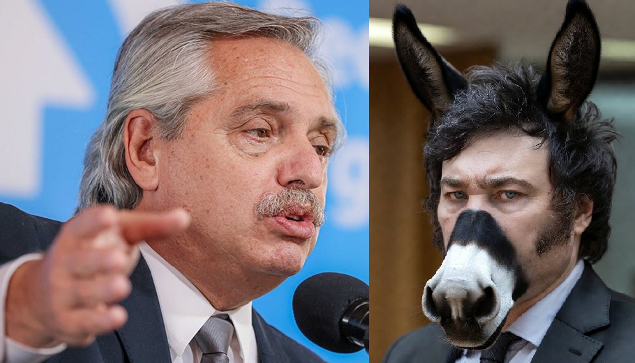 Imagen para el artículo: “El burro a la parrilla”: la crítica de Alberto Fernández a Milei que llenó las redes de memes