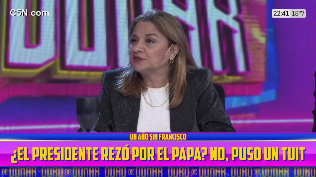 Imagen para el artículo: Marcela Feudale: “Francisco de verdad que hacía lío, era uno de los líderes más importantes de los últimos tiempos”