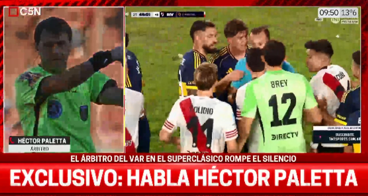 Imagen para el artículo: Paletta rompió el silencio tras el penal que reclamó River en el Superclásico: “Es una jugada gris”