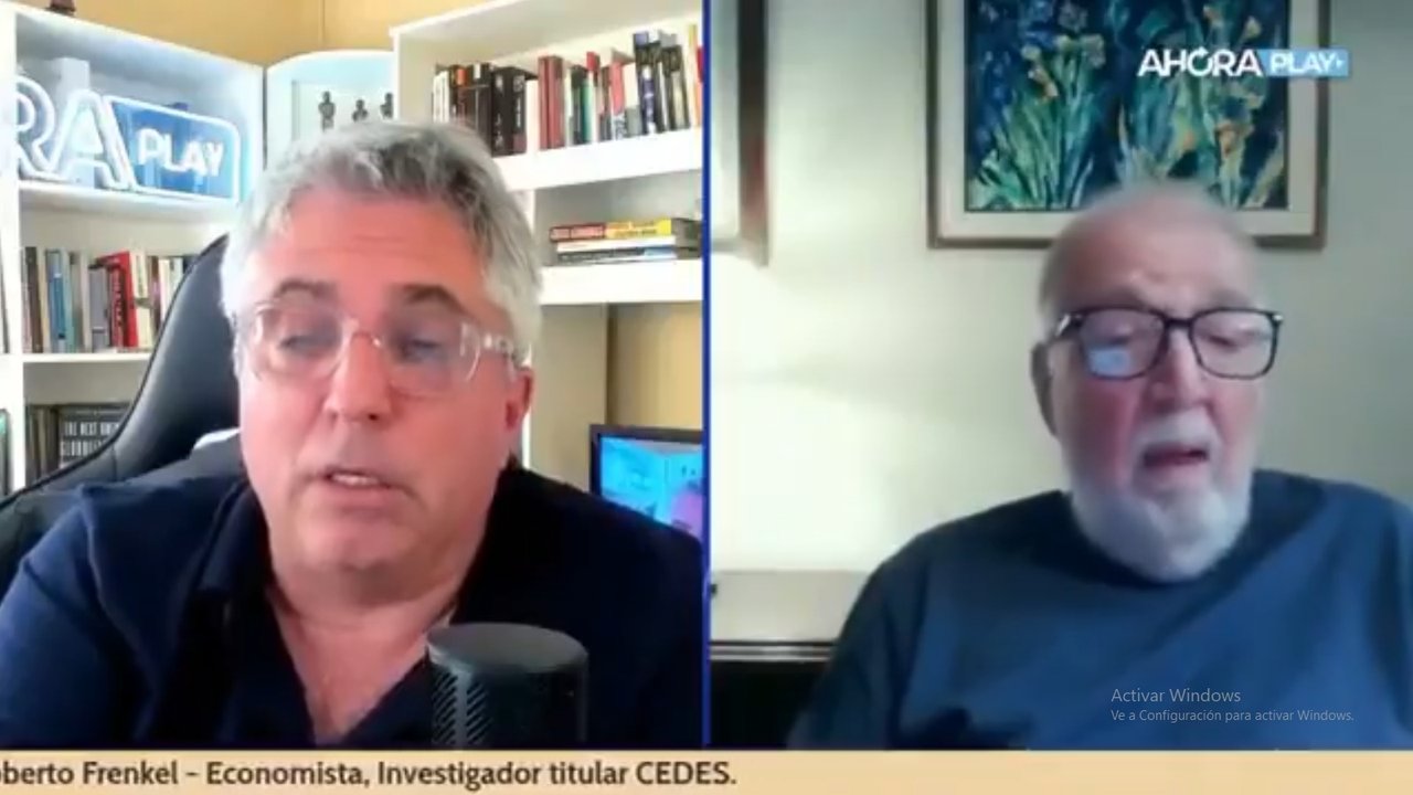 Imagen para el artículo: Roberto Frenkel: “Vamos a quedar con un tipo de cambio de Arabia Saudita, pero sin trabajo para la gente"