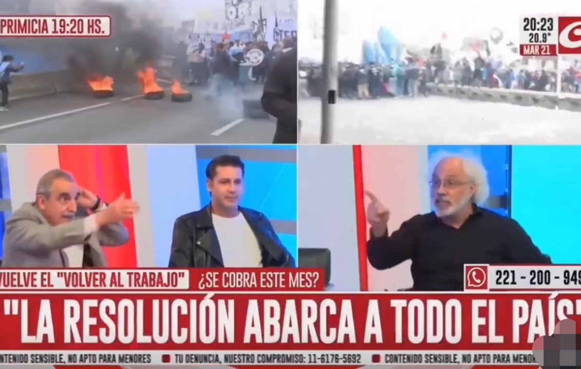 Imagen para el artículo: Tensión en vivo: Guillermo Moreno y Danann cruzaron a Diego Recalde por el “odio” del Gobierno al catolicismo