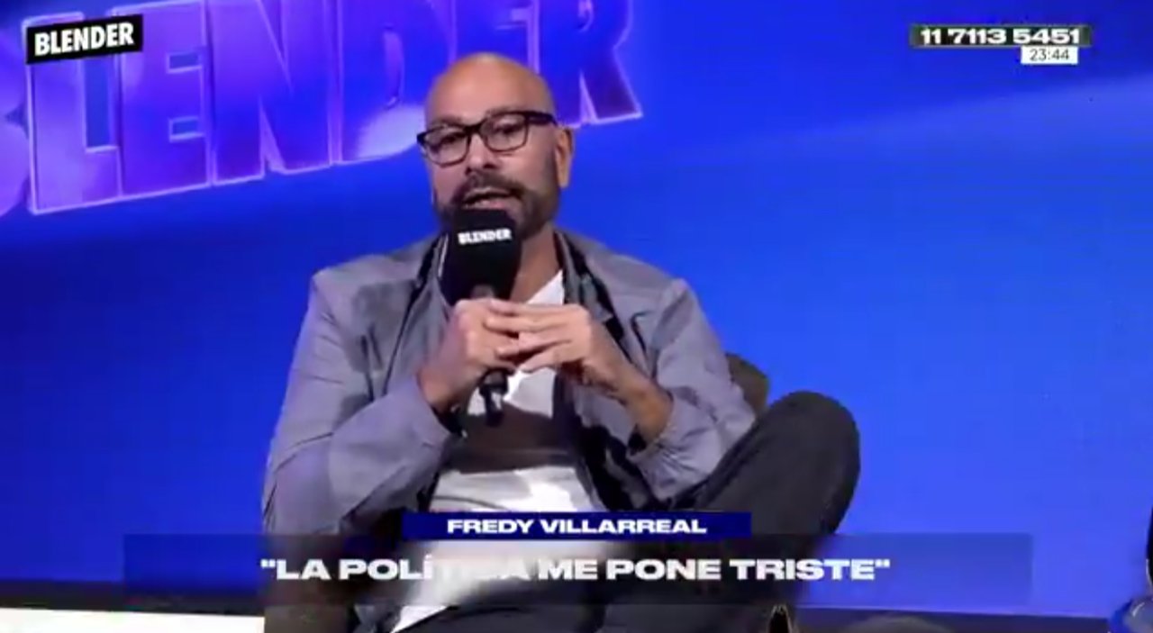 Imagen para el artículo: Freddy Villarreal se negó a hablar de política pero sí marcó lo que le da “mucha bronca” por estos días