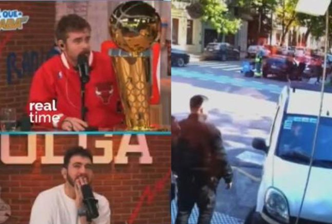Imagen para el artículo: Susto en vivo: un auto casi choca contra el estudio de Olga y no fue tragedia de milagro