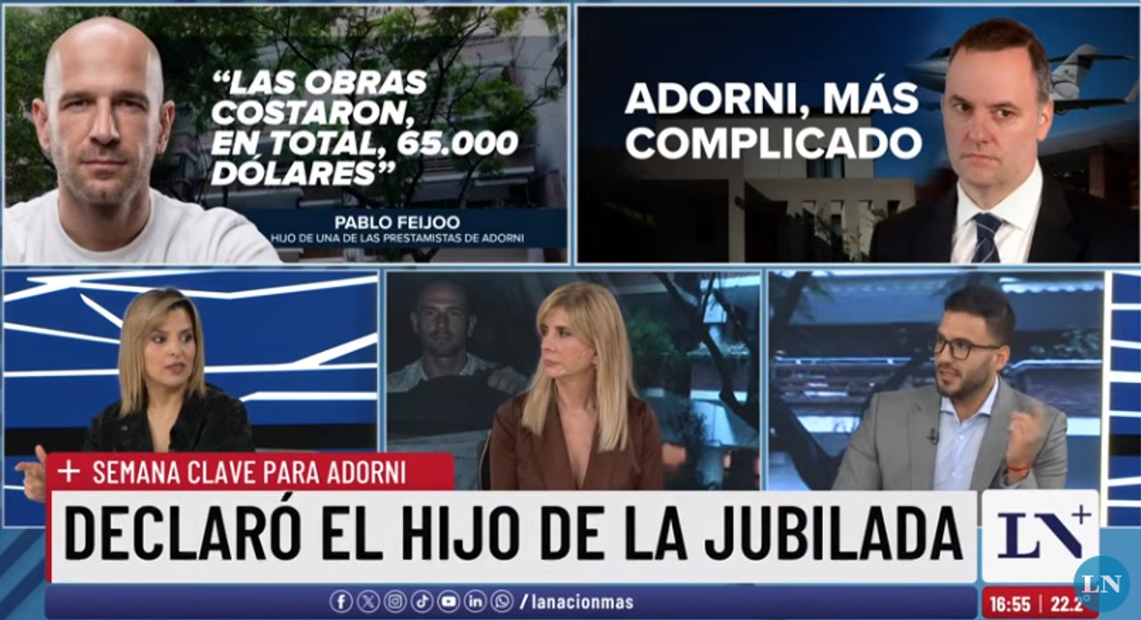 Imagen para el artículo: Pagá lo que debes Adorni: uno de los hijos de las jubiladas prestamistas declaró que le debe 65 mil dólares