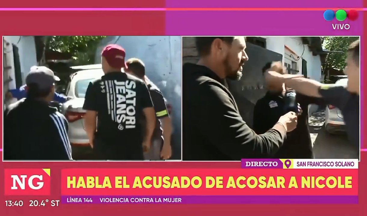 Imagen para el artículo: Piña en vivo: reconoció en una nota que acosó a su vecina y los vecinos casi lo linchan
