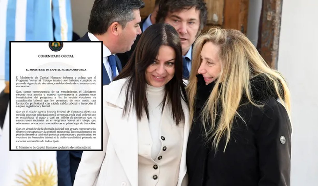 Imagen para el artículo: Como la Justicia le ordenó no dar de baja el Plan Volver al Trabajo, Petovello amenazó con suspender la ayuda a “escuelas vulnerables“