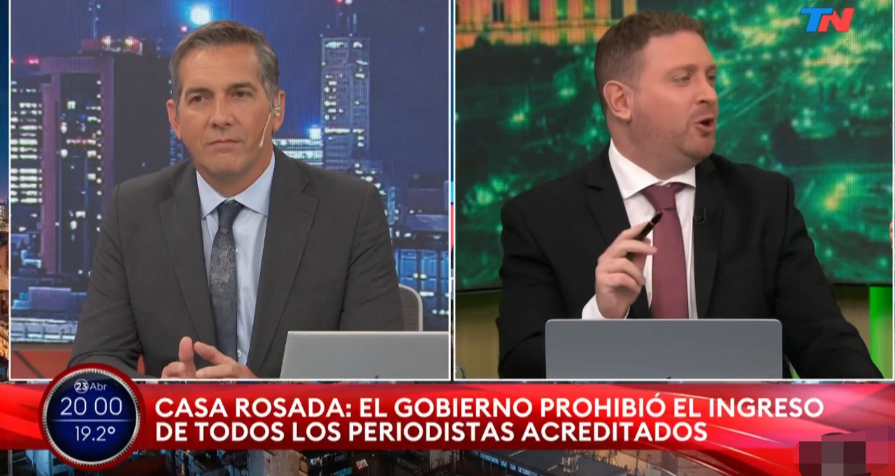 Imagen para el artículo: Por la censura a la prensa en la Casa Rosada, hasta Viale se preguntó: “¿Qué hubiera pasado si lo hacía Cristina?”