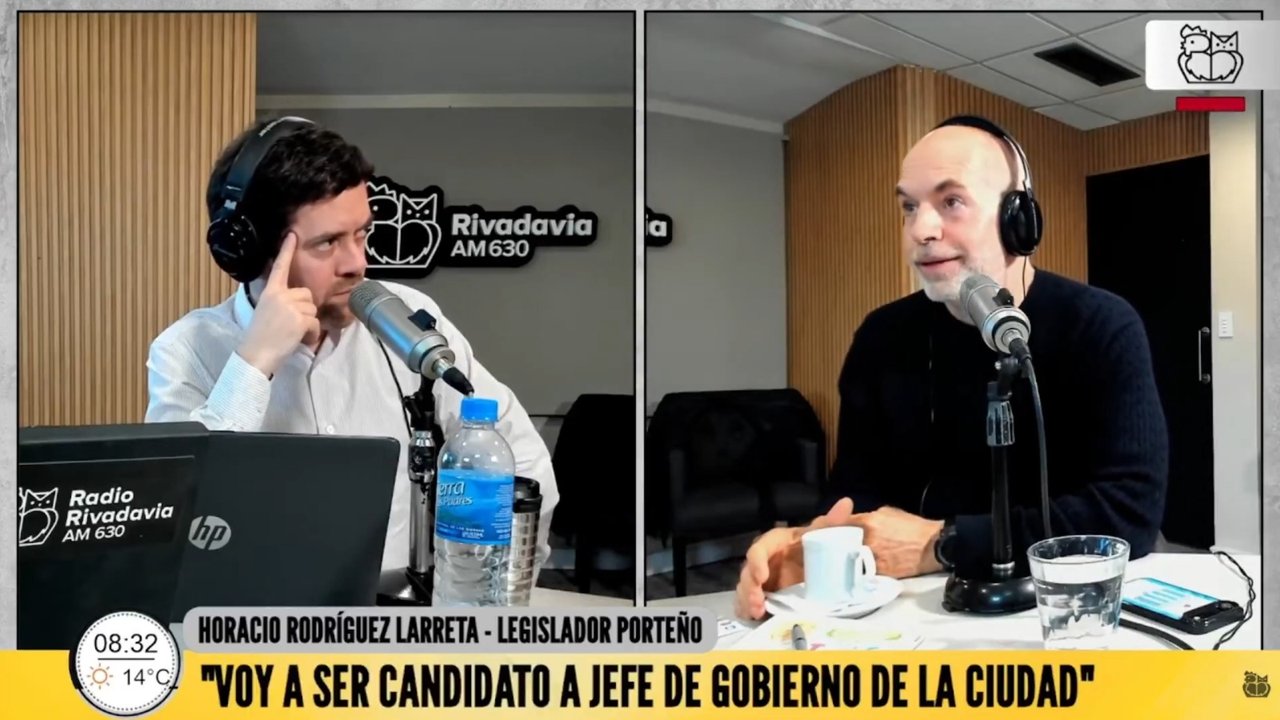 Imagen para el artículo: Horacio Rodríguez Larreta: “Voy a ser candidato a Jefe de Gobierno, la Ciudad está triste, abandonada”