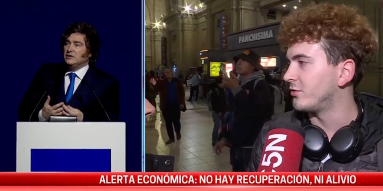 Imagen para el artículo: Otro arrepentido frente a cámara: “Voté a Milei pero ya siento que nos están pelotudeando”