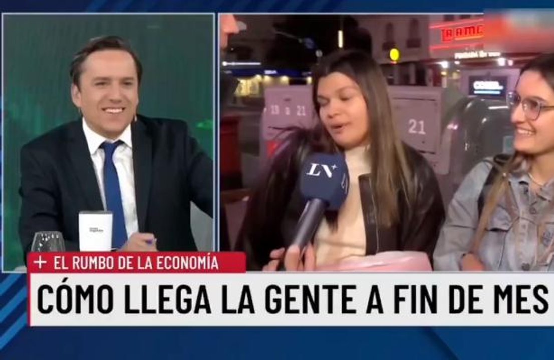 Imagen para el artículo: El móvil venía tranquilo y relajado, hasta que una muchacha explotó al ser consultada por Milei: “Es un hijo de mil puta”