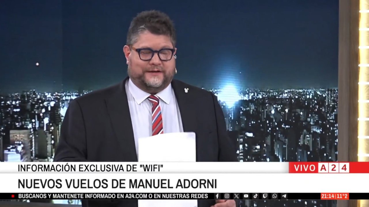 Imagen para el artículo: Wiñazki mostró que la Justicia encontró más pasajes de Manuel Adorni y Bettina Angeletti, esta vez a Río de Janeiro
