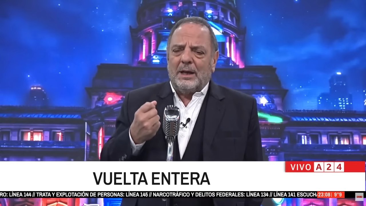Imagen para el artículo: Baby Etchecopar está tan desencantado con el gobierno libertario que dijo que extraña a Guillermo Moreno