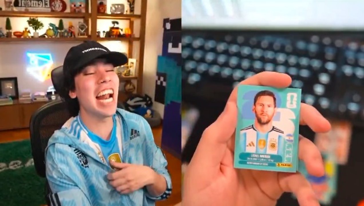Imagen para el artículo: Spreen fue el primer argentino en tener la figurita de Messi y llenar el álbum del Mundial