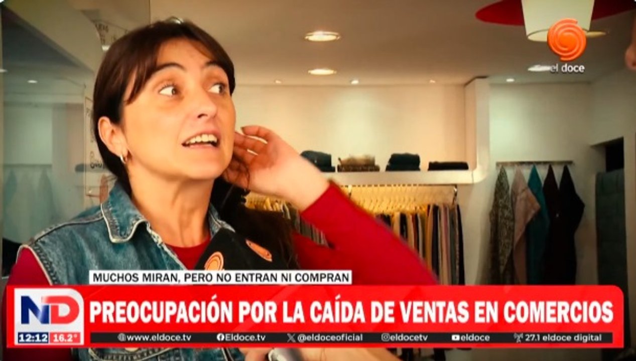 Imagen para el artículo: El canal oficialista de Córdoba salió a hacer un relevamiento de las ventas: “Ni en pandemia ha estado tan flojo"