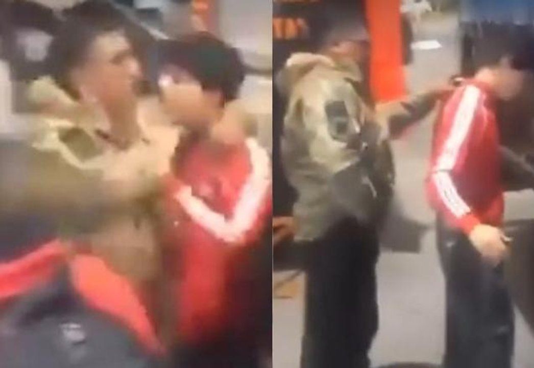 Imagen para el artículo: Brutal reacción policial por una pelea de adolescentes: se puso violento, sacó el arma y le apuntó a la cabeza a uno de ellos