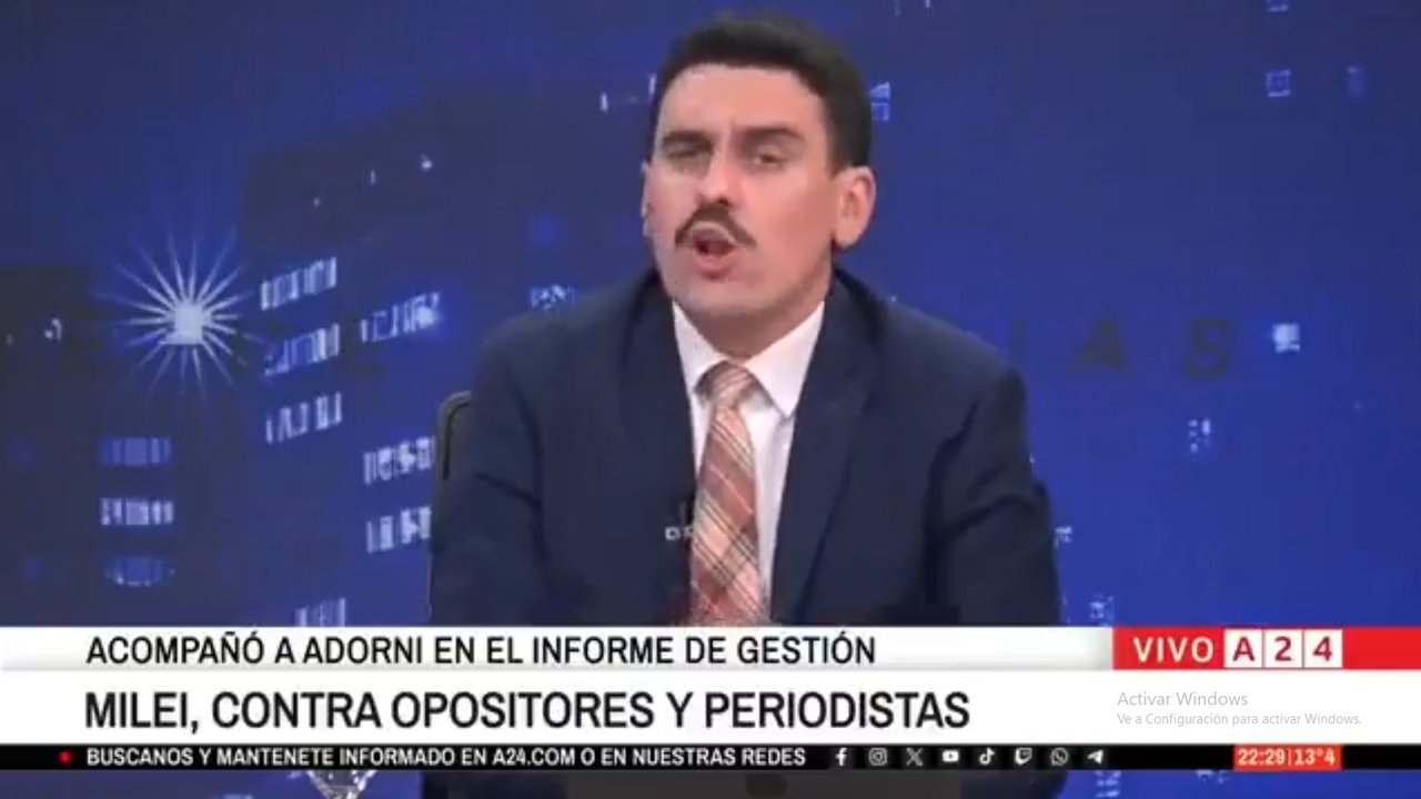 Imagen para el artículo: Manu Jove: “Lo único que ordena el pensamiento de quién es chorro o bueno para Milei es cuánto se alinean a lo que él plantea”