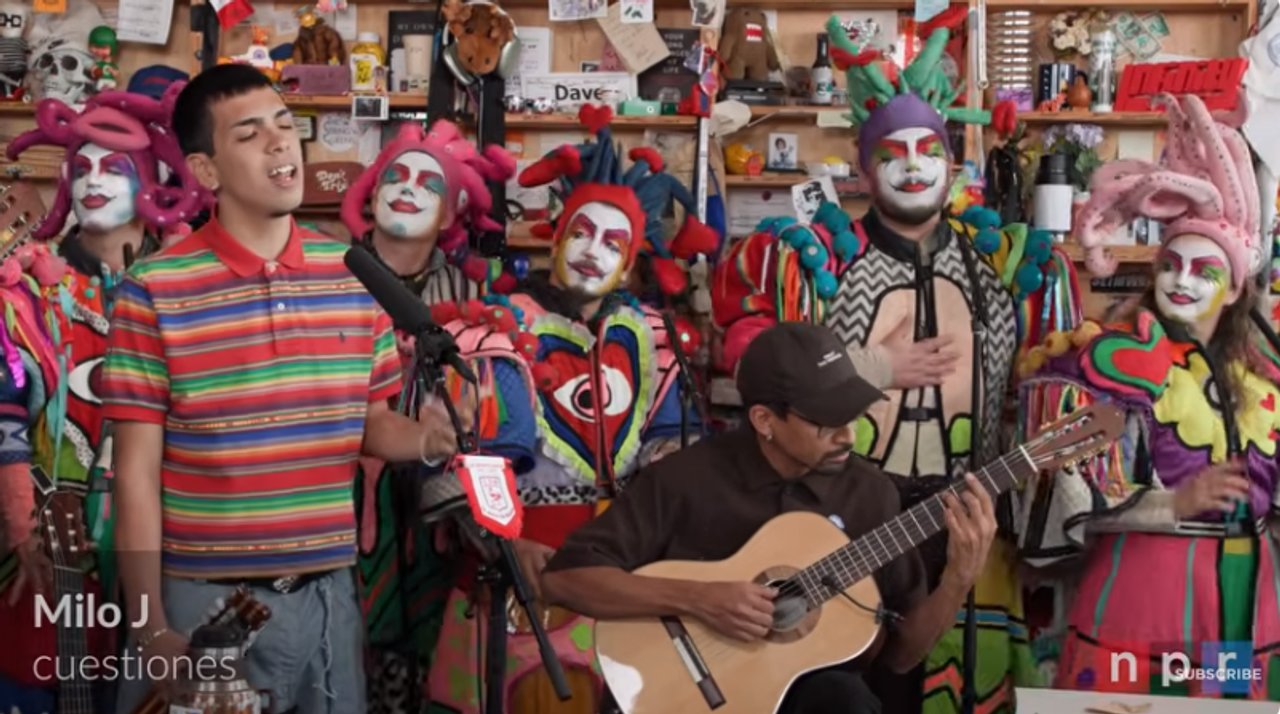 Imagen para el artículo: Las referencias a la historia y música argentina en el Tiny Desk de Milo J