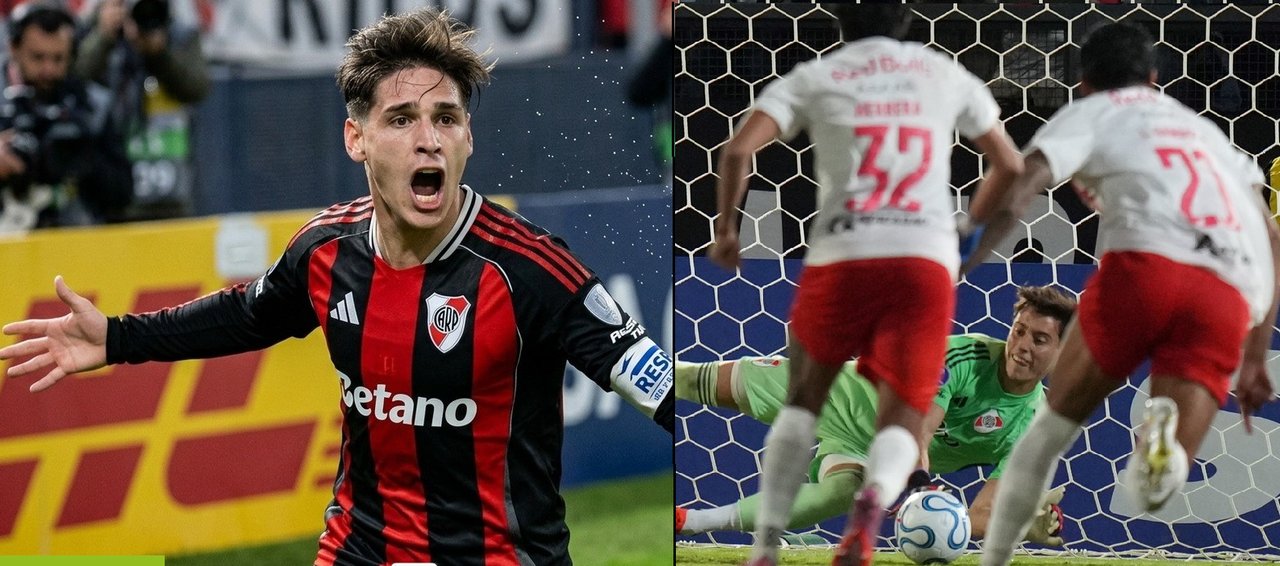 Imagen para el artículo: Los memes de Martínez Quarta y Beltrán: el Chino hizo el gol agónico del triunfo de River en Brasil y el arquero atajó un penal