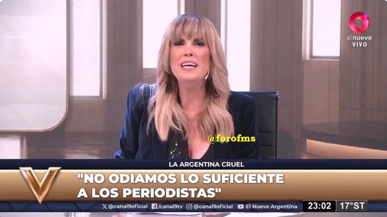 Imagen para el artículo: Canosa volvió a la tele abierta y empezó con la cuenta regresiva hasta el final del gobierno del “títere” de Milei