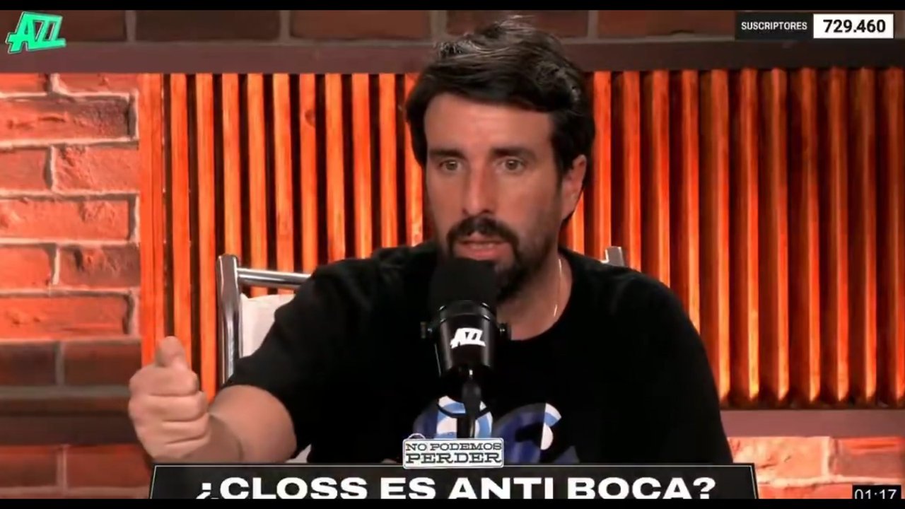 Imagen para el artículo: Flavio Azzaro contra Mariano Closs: “Está un poco anti Boca, se lo dije, ‘parece que tenés un tema con Boca’"