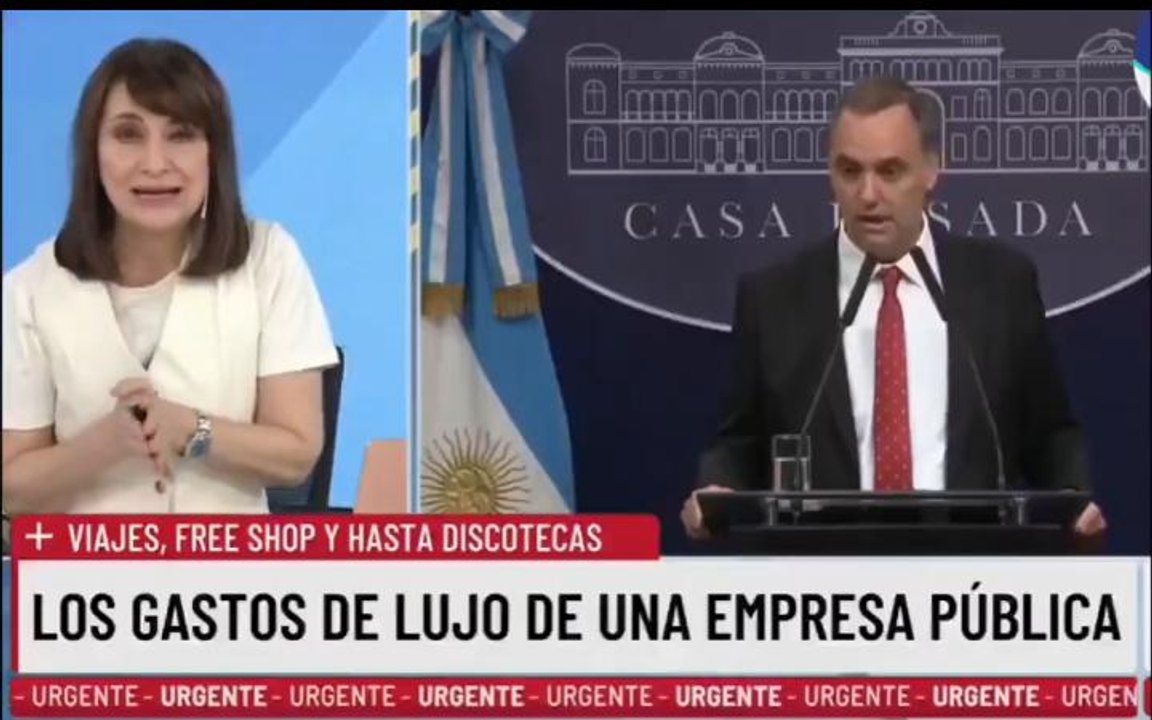 Imagen para el artículo: “Discotecas en Madrid, peluquerías, free shops y restaurantes”, Santillán ventiló detalles del nuevo escándalo