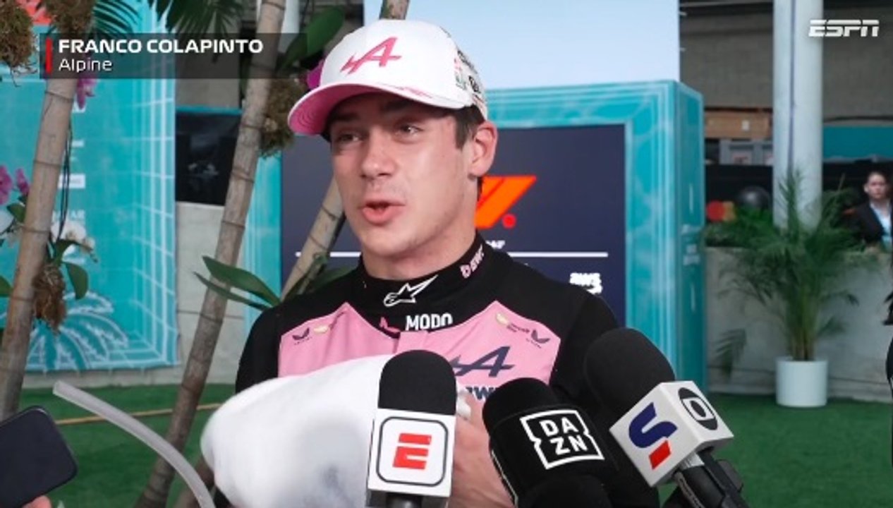 Imagen para el artículo: “El culo te abrocho”: la alegría de Franco Colapinto después de clasificar en el octavo puesto para el Gran Premio de Miami